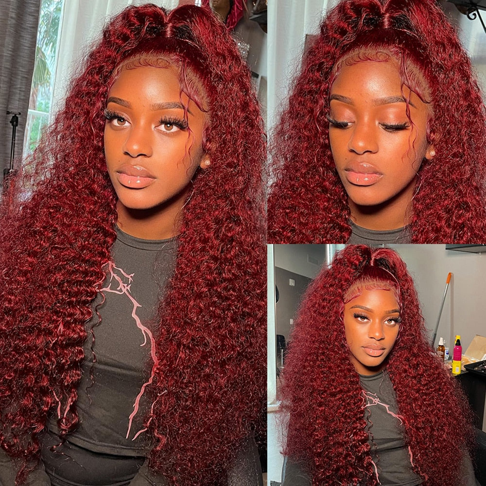Deep Curly Lace Frontal Wig