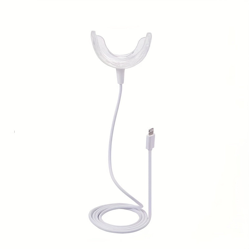 LED Teeth Whitening Instrument, Portable Rechargeable Blue Light Oral Care Light Tool, Electric Dental Teeth Whitening Instrument, Mini LED Light Oral Care Tool