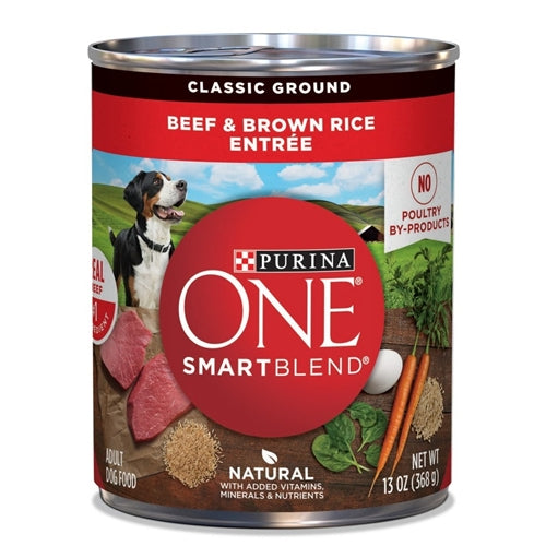 Purina ONE Classic Ground Wet Dog Food - 13oz