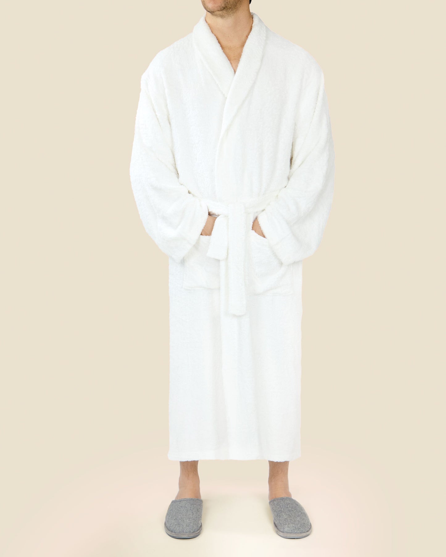 Human Robe Dad - White