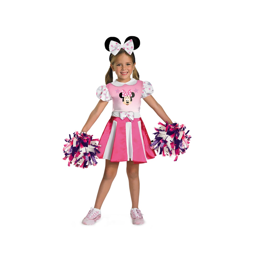 Disguise, Inc Halloween Costume Minnie mouse cheerleader 4-6