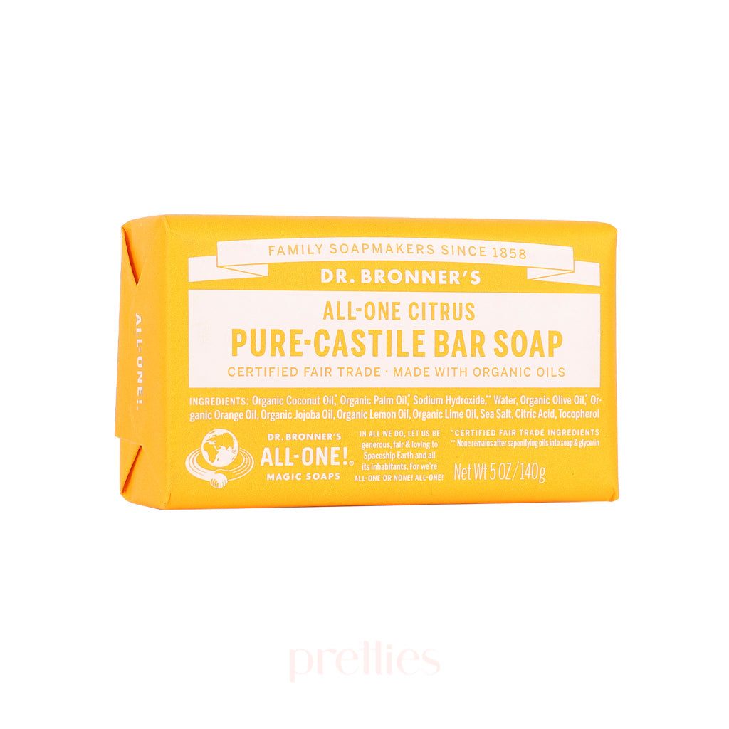 Dr.Bronner's ALL-ONE Organic Citrus Bar Soap 140g
