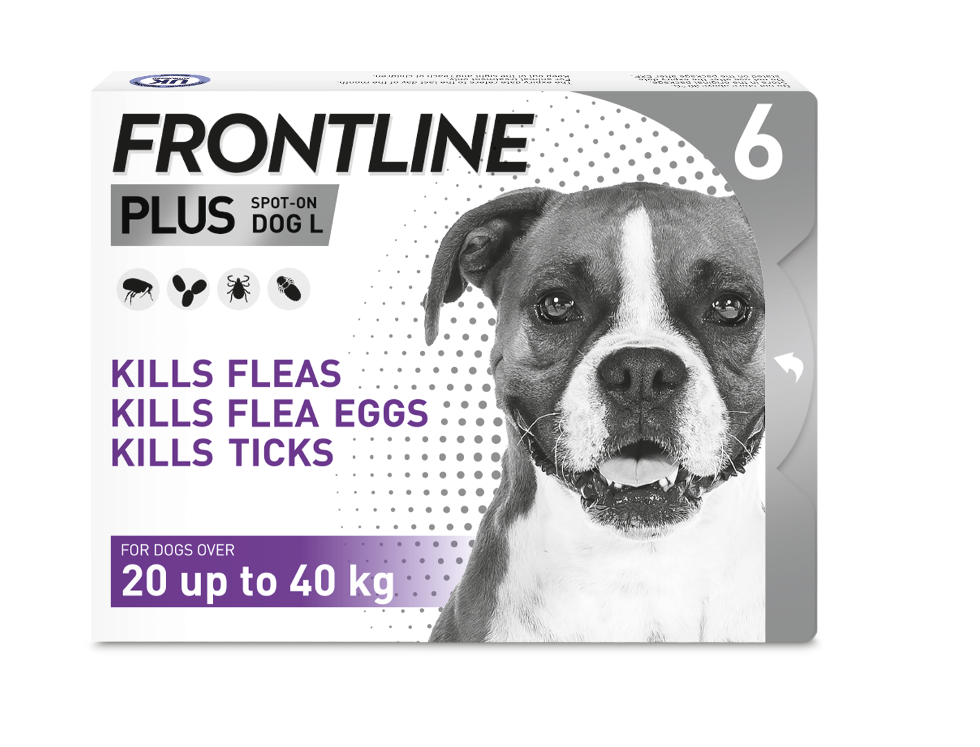 Frontline Plus for Large Dogs x6