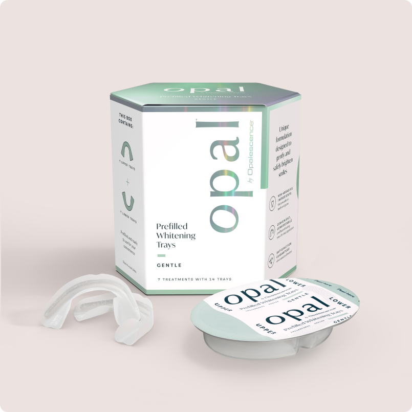 Gentle Prefilled Whitening Trays for Sensitive Teeth