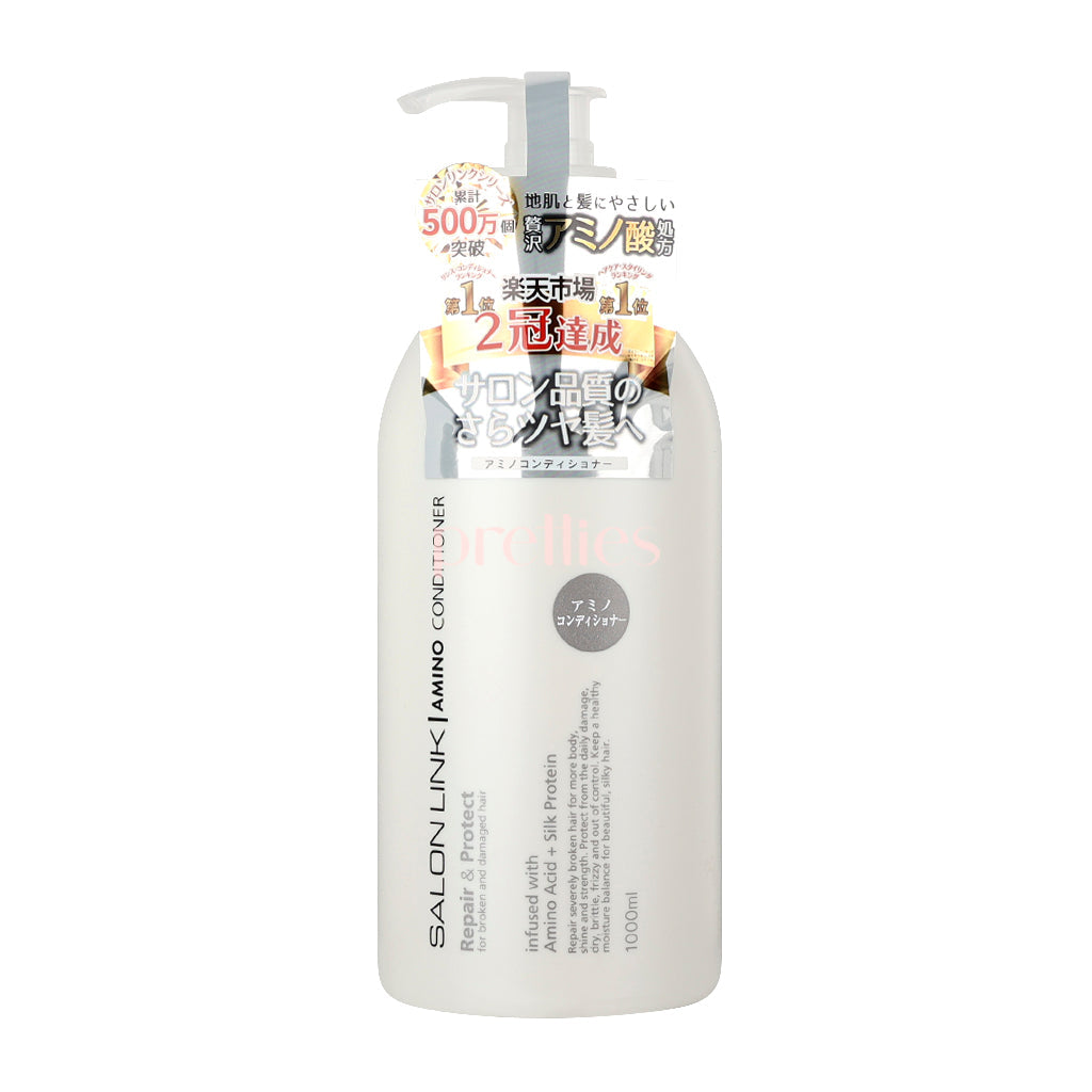 Kumano Yushi Salon Link Amino+ Conditioner 1000ml (White)