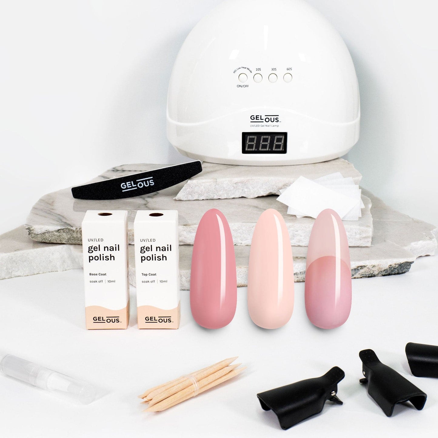 Gelous gel nail polish Just a Kiss Polish Starter Pack - photographed in New Zealand