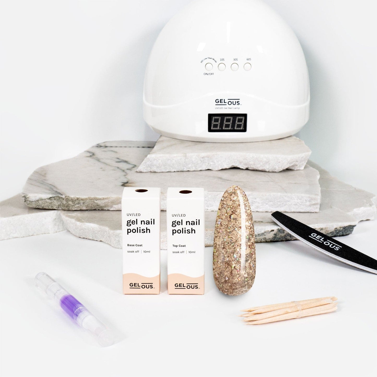 Gelous gel nail polish Poppin Bottles Essentials Pack - photographed in New Zealand