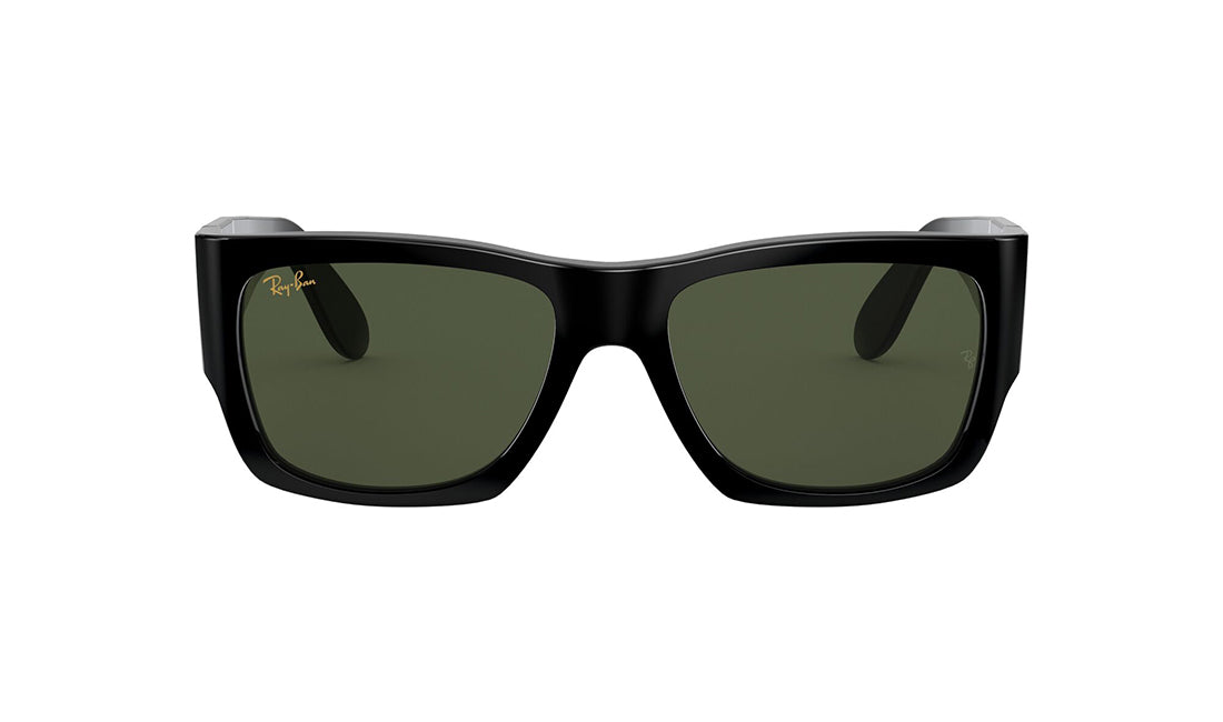 Sunglasses Rayban 2187 Black, Medium, Mens, Non-Polarized, Plastic, Prescription, Rayban, Rectangle, Sunglasses