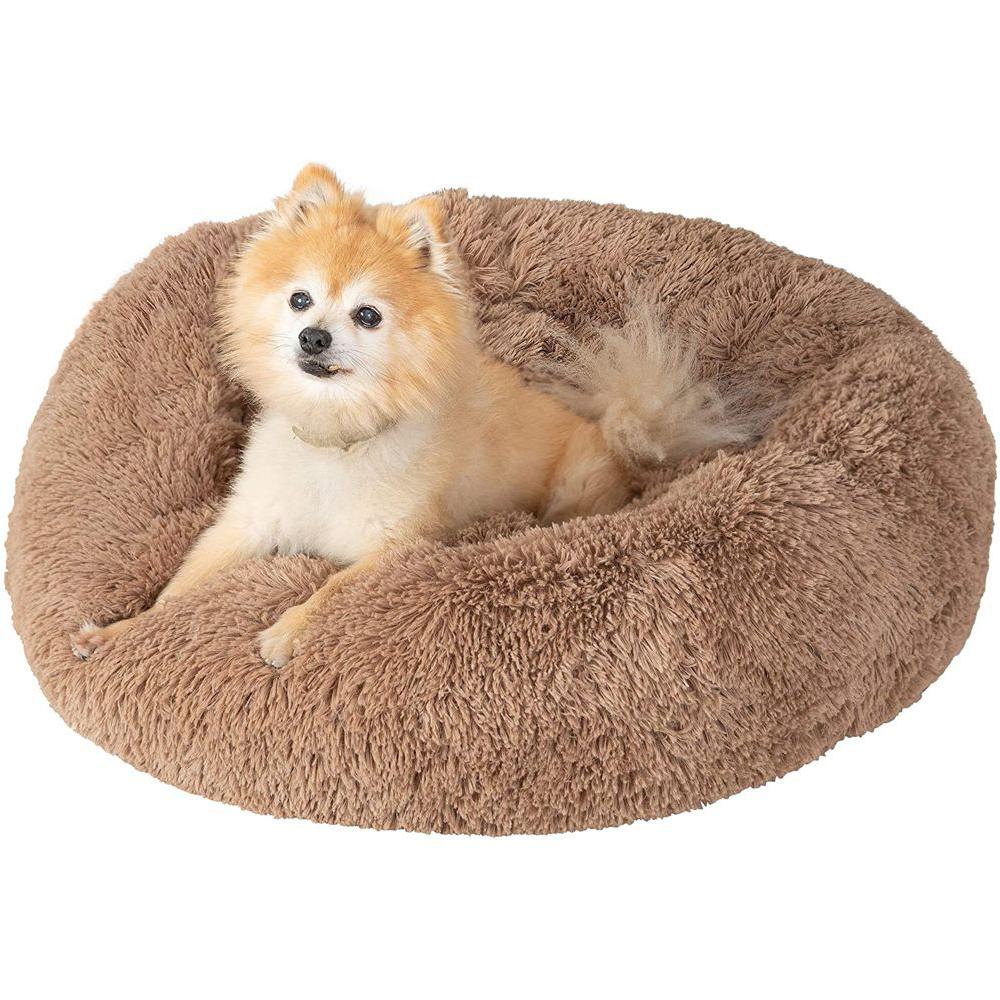 Fluffy Luxurious Orthopedic Donut Dog Bed