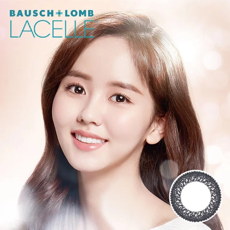 Lacelle Dazzle Ring Shimmering Black Contact Lenses 30 Pack