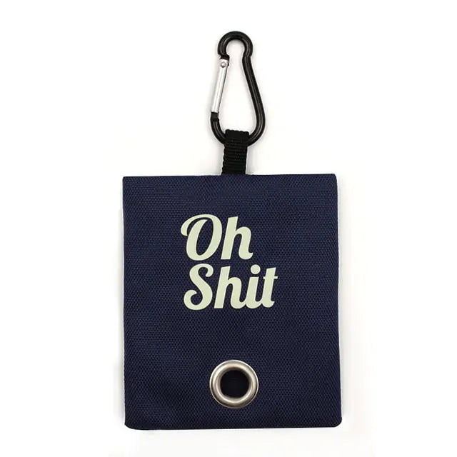 Pets Canvas Waste Bag Navy