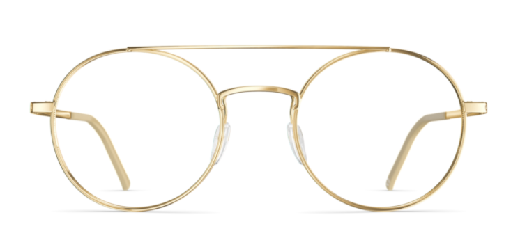 neubau optical eyewear prescription sunglasses unisex ladies women women male sustainable natural plastic eco-friendly acetate made in austria uv400 uva uvb protection stainless steel T039 7530 gold