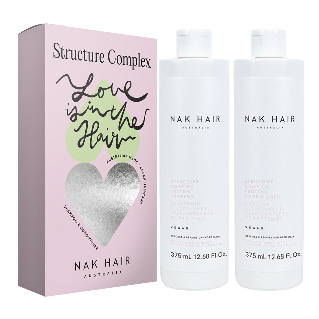 NAK Hair Structure Complex Shampoo & Conditioner 375ml Duo Pack