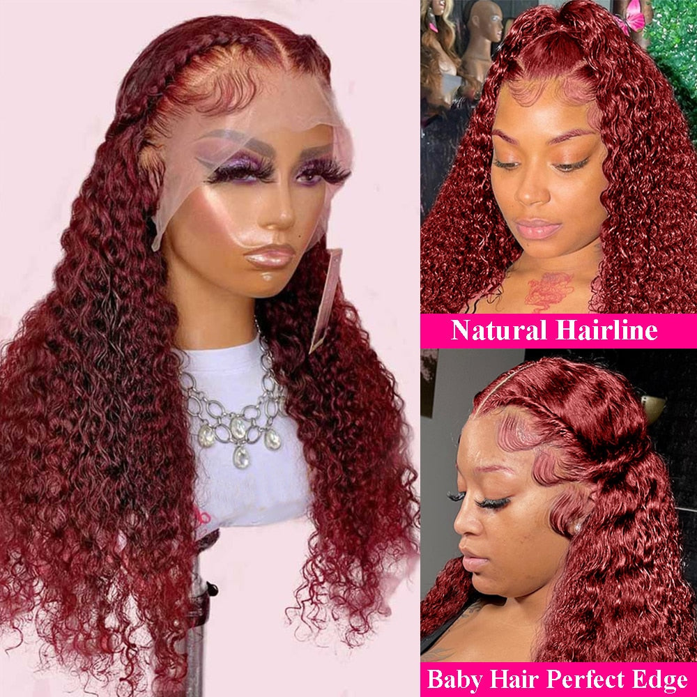 Deep Curly Lace Frontal Wig