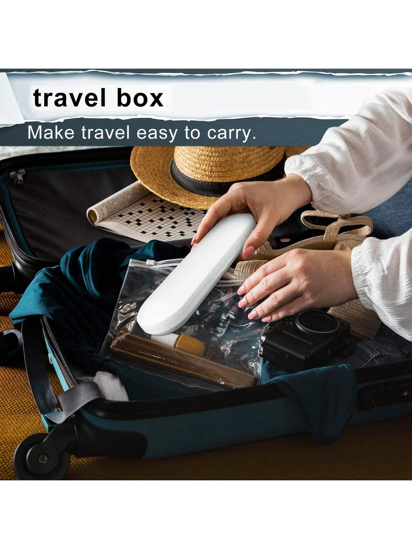 Electric Toothbrush Set, Comes With 8 Brush Heads & Travel Case, 4 Modes With 2 Minutes Built In Smart Timer, One Charge For 60 Days, 42000 VPM Motor