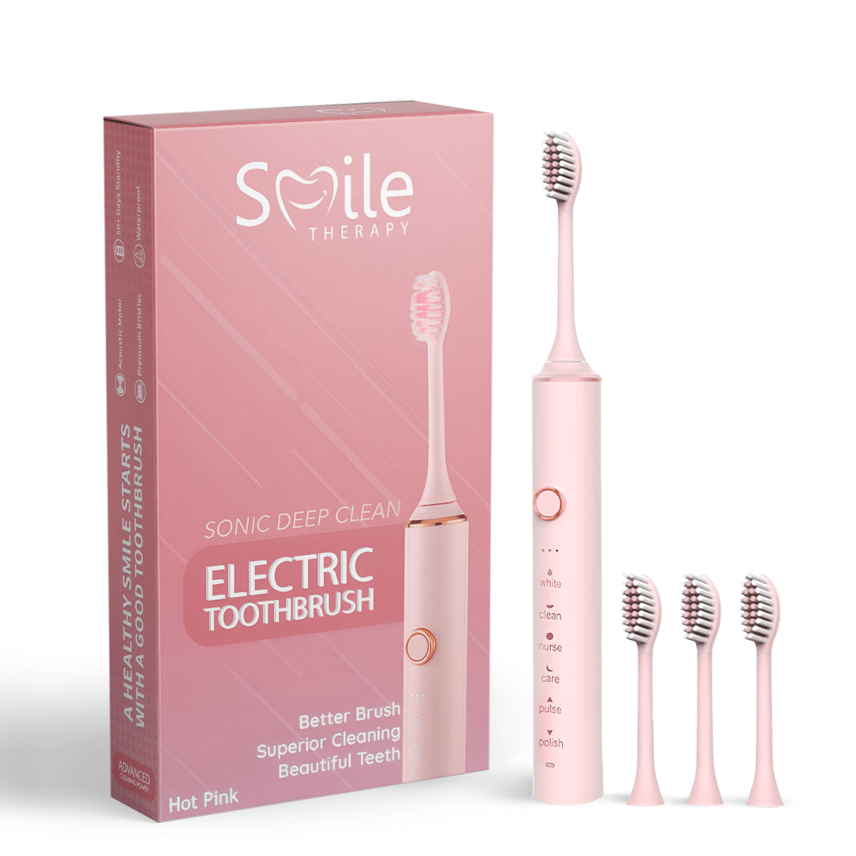 Rechargeable Electric Toothbrush: 18 Cleaning Modes, Gentle Whitening, Extended Battery Life - Ideal for Adults & Kids DP7
