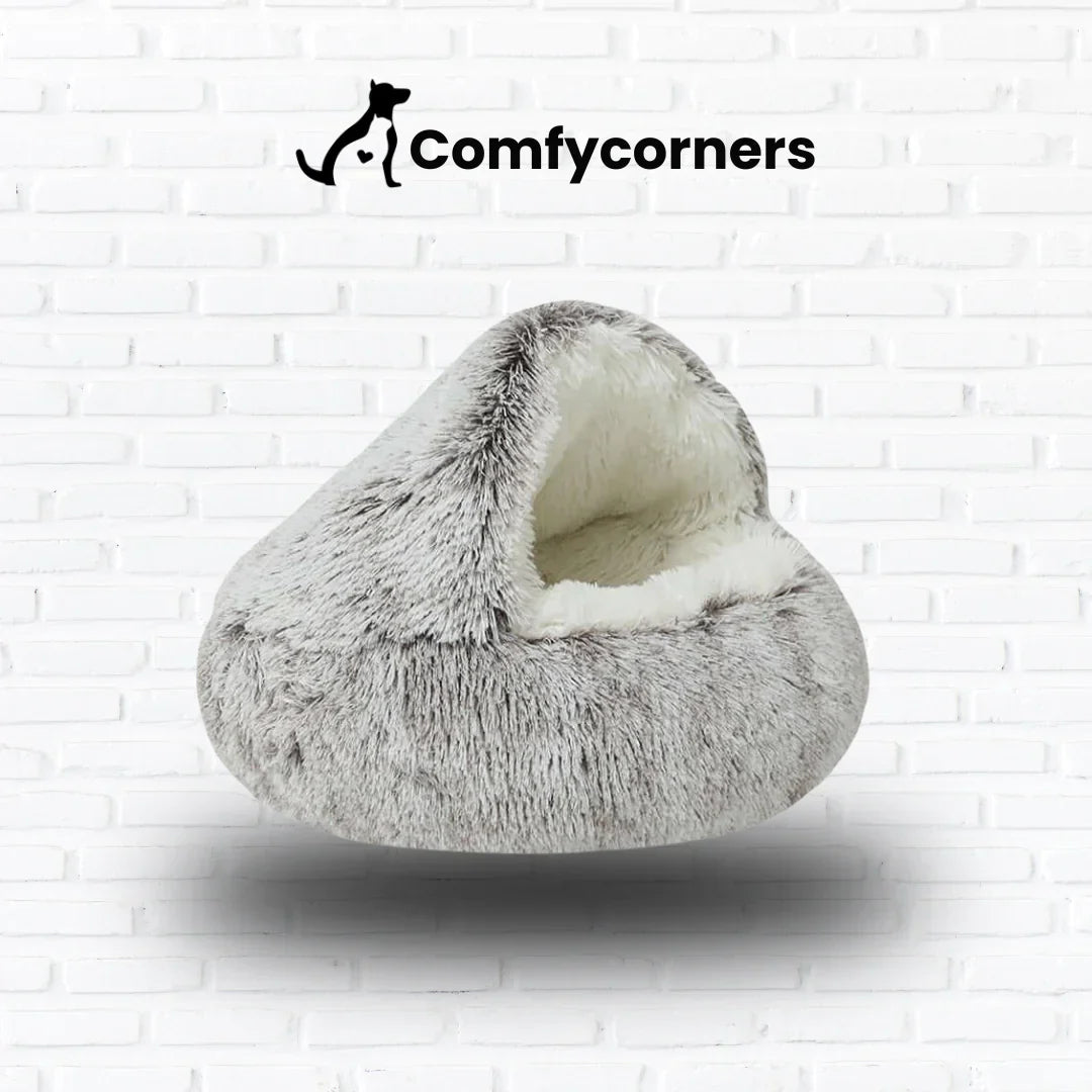 Deluxe Pet Bed Brown S