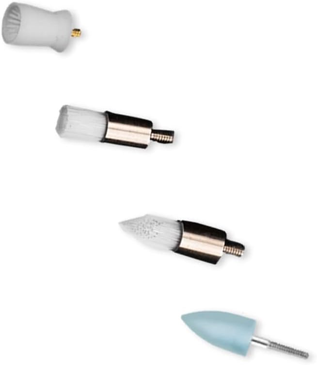 Electric Tooth Polisher Replacement Heads 4 Varied Brush Heads Replacement Heads Kit for Electric Tooth Polisher