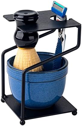 dgudgu Shaving Brush And Bowl Straight Razor Shaving Kit Shaving Bowl And Brush Set Shaving Brush Kit Shaving Cream Bowl Shaving Mug And Brush Set For Men Contain Cup,Brush,Razor Stand,Soap