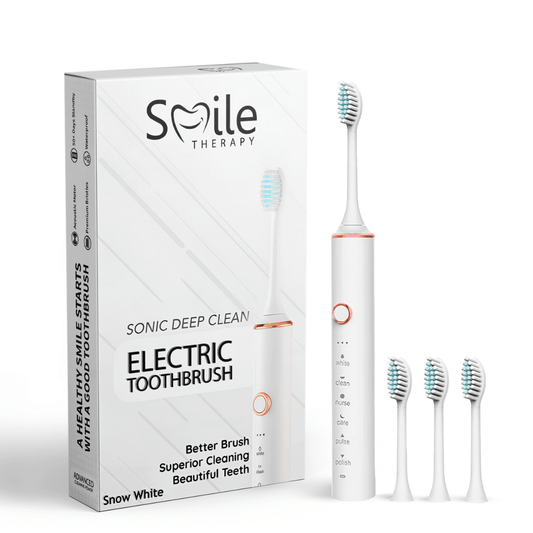 Rechargeable Electric Toothbrush: 18 Cleaning Modes, Gentle Whitening, Extended Battery Life - Ideal for Adults & Kids DP7
