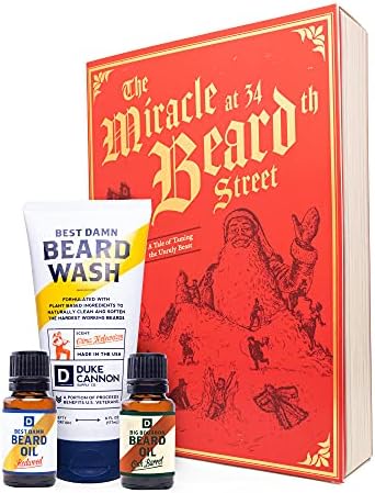 Duke Cannon Supply Co. Holiday Classics VOL 3 - Miracle ON 34 BEARDTH ST. Beard Gift Set