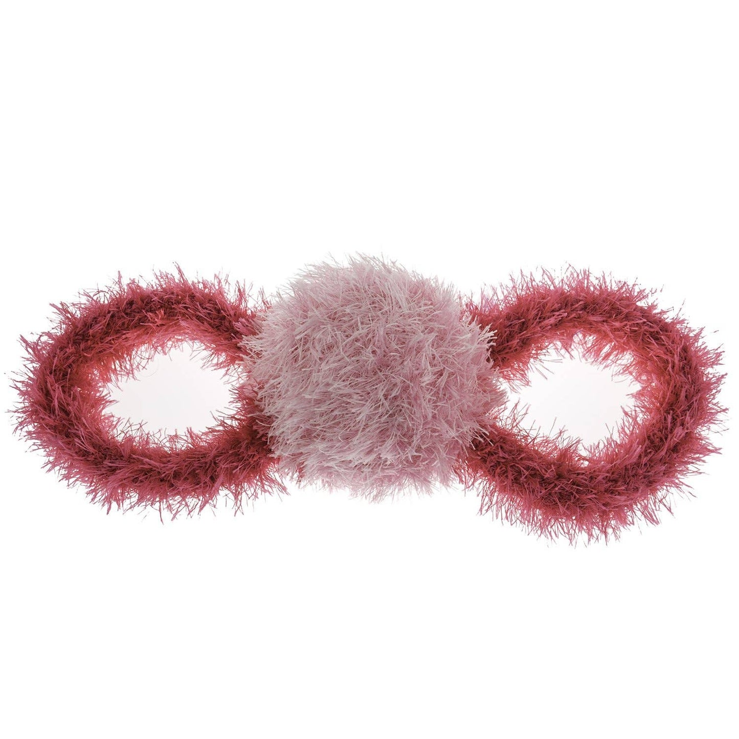 Oomaloo Pet Toy - Tug A Roo/BabyRattle large pink