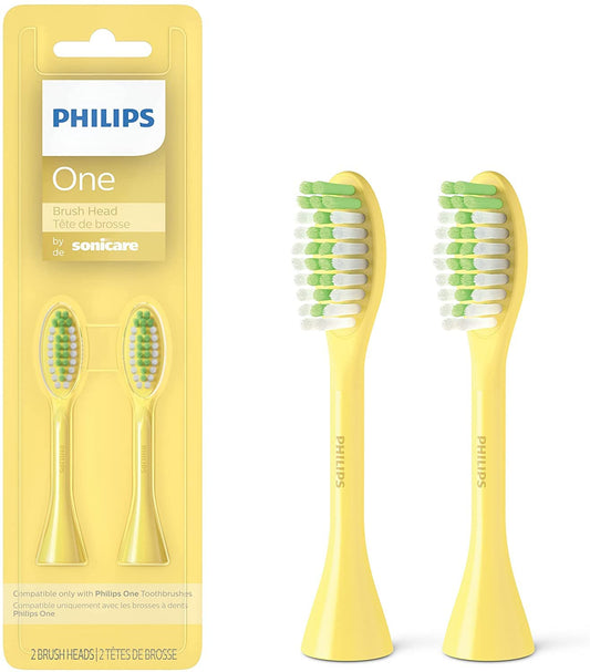 PHILIPS One by Sonicare, 2 Brush Heads, Mango, BH1022/02