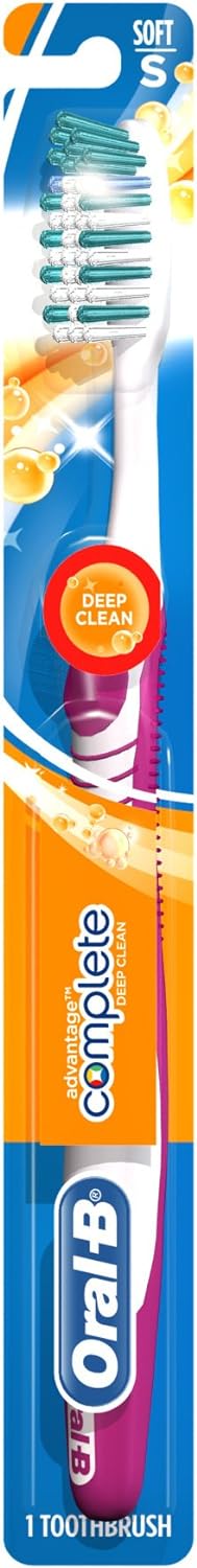 Oral-B Complete Deep Clean Soft Bristles Toothbrush 1 Count (Pack of 6)