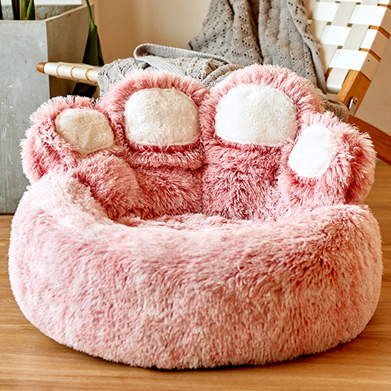 Pet Round Paw Bed