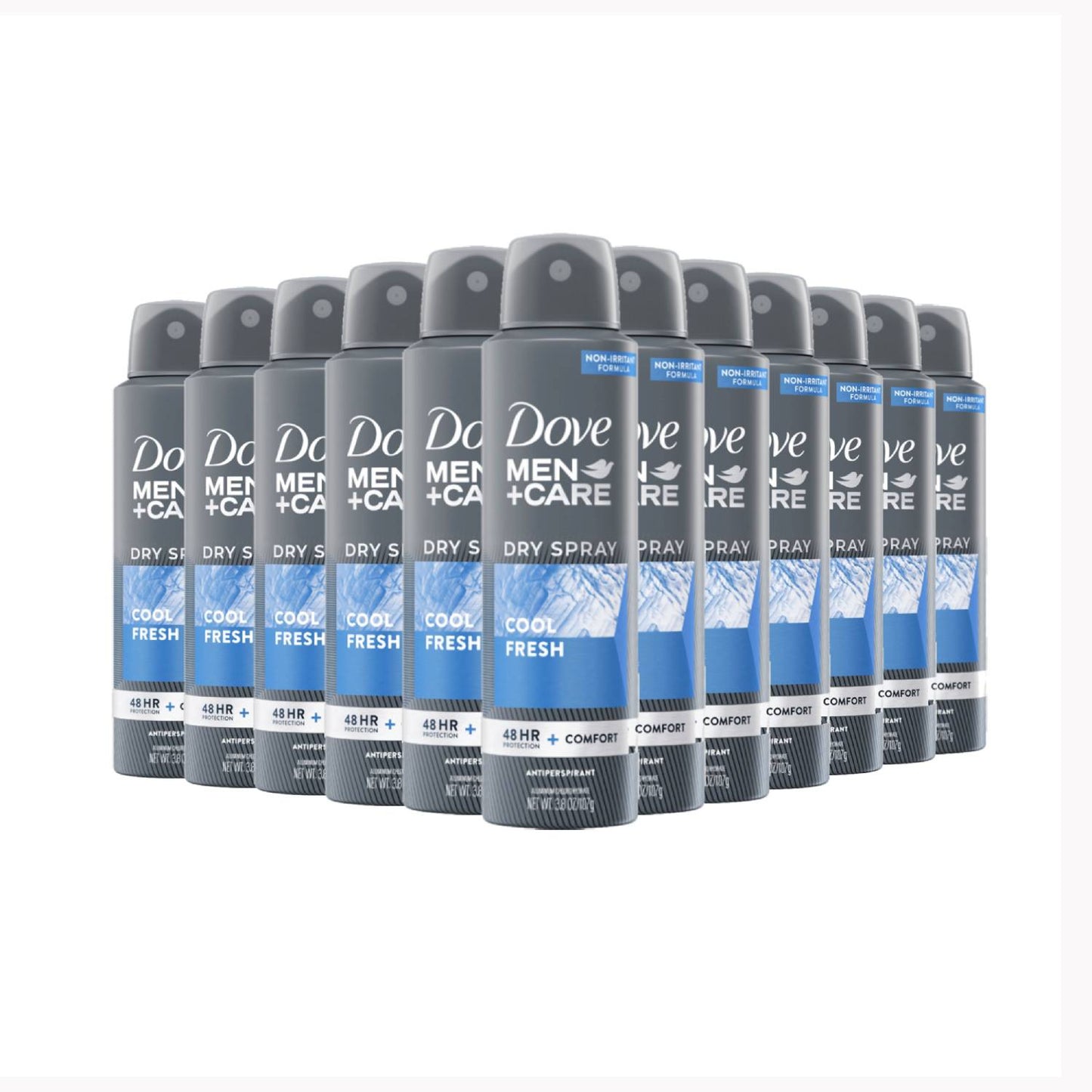 Dove Men Antiperspirant & Deodorant Dry Spray - Cool Fresh - 3.8oz - 12 Packs
