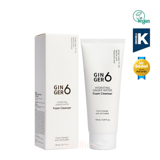 Ginger6 Hydrating Ginger Water Foam Cleanser 150ml