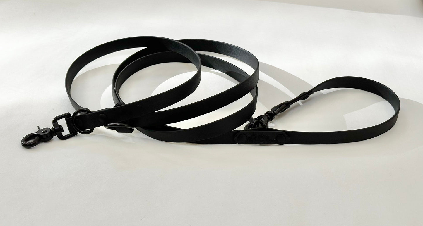Dog People - All the Ways Biothane Waterproof Leash - Blackout