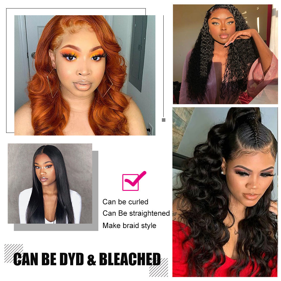 Luduna Hair Body Wave Bundles Brazilian Hair Weave Bundles 150% Human