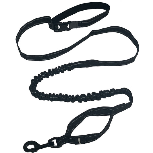 MuTTravel 2-in-1 Hands-Free Bungee Leash Medium