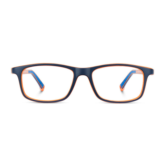 Nano Sleek Crew 3.0 Navy/Orange front view