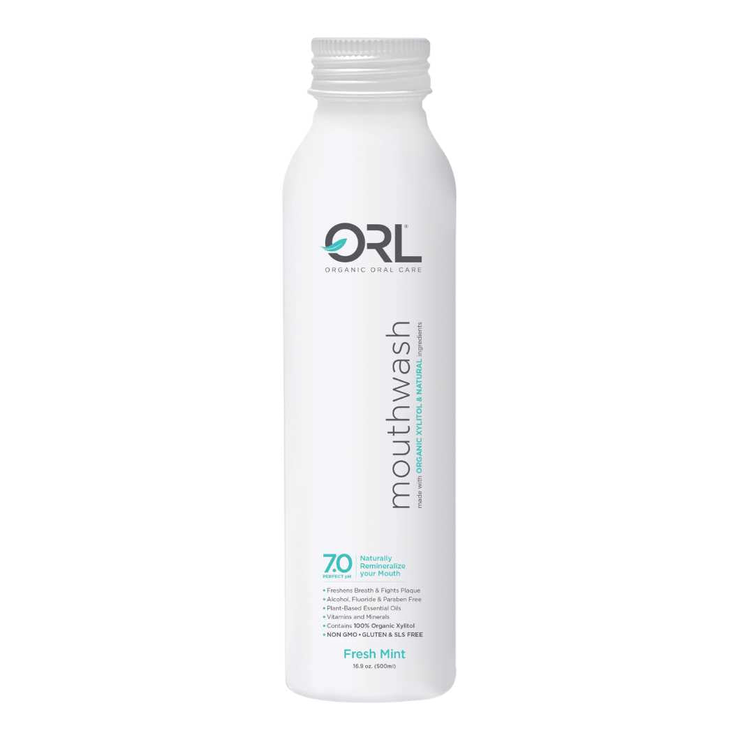 ORL Natural & Organic Fresh Mint Mouthwash