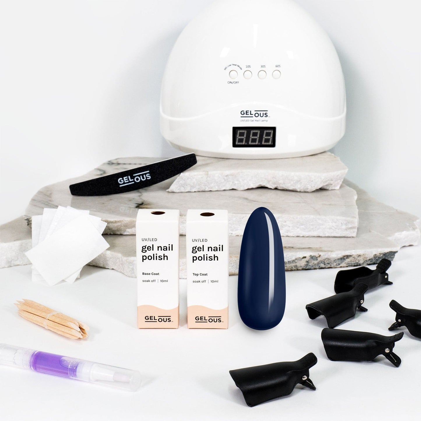 Gelous gel nail polish Once in a Blue Moon Starter Pack - photographed in New Zealand