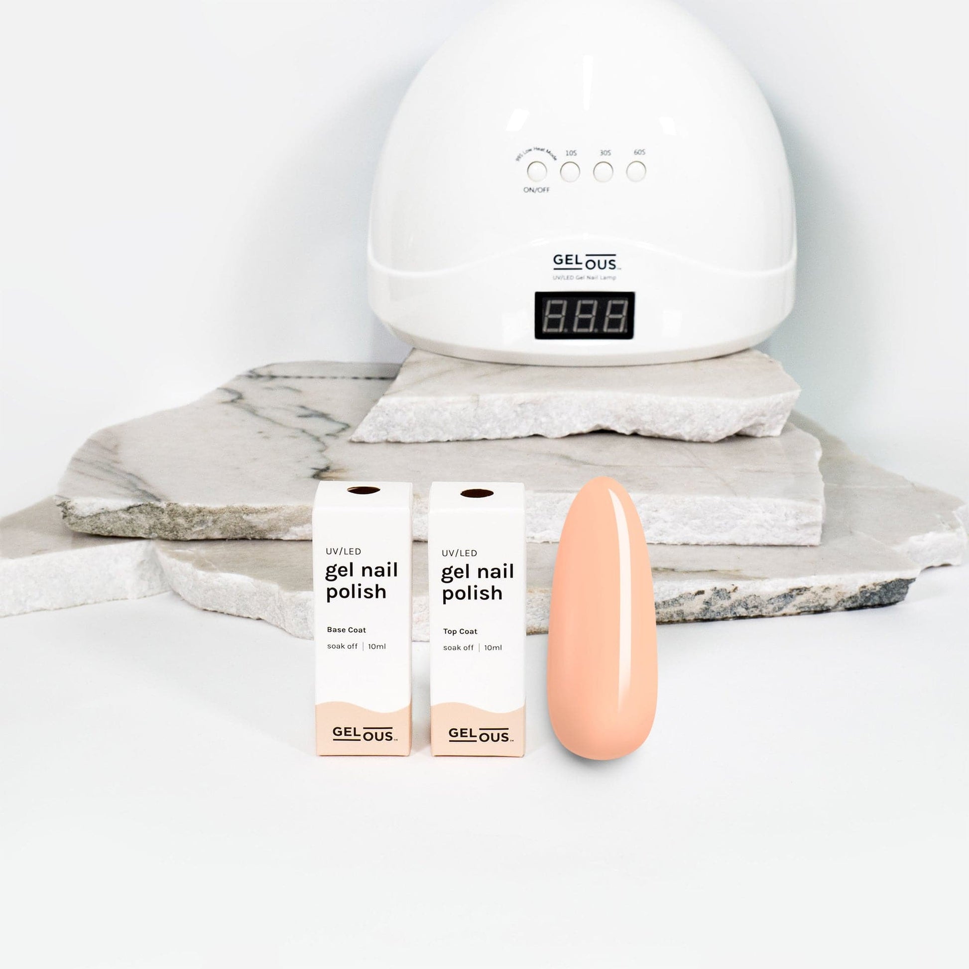 Gelous gel nail polish Peaches and Cream Basic Pack - photographed in New Zealand