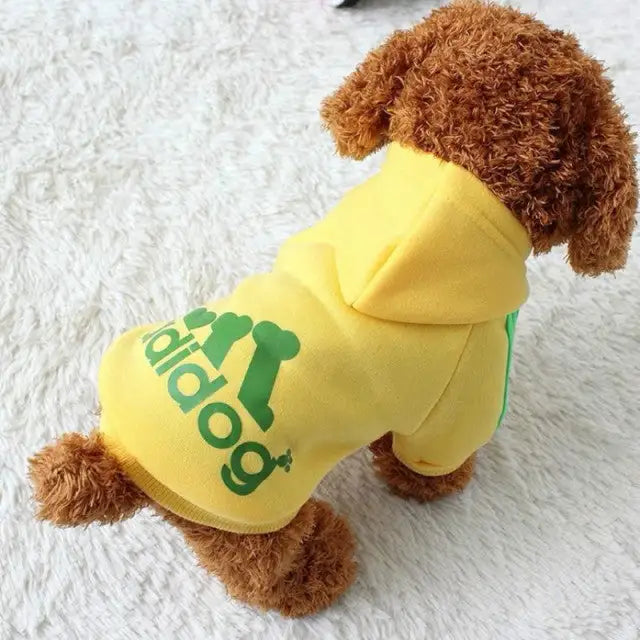 Dog Hoodies Yellow XS 0-0.7kg