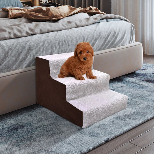 Doggy Steps for Dogs and Cats Ladder for Tall Couch Upholstered