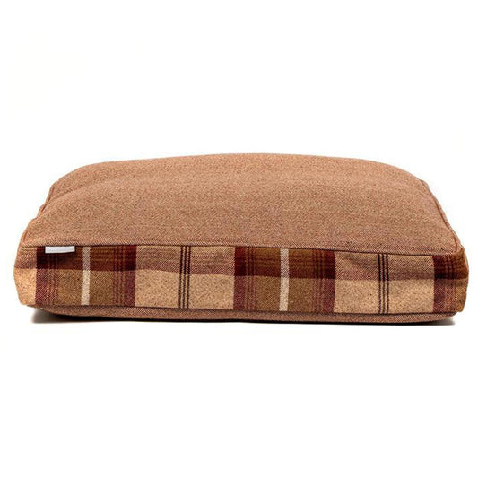 Dog Cushion in Balmoral Mulberry Tweed by Lords & Labradors
