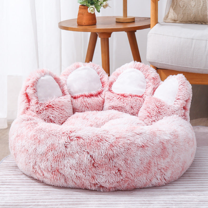 Pet Round Paw Bed