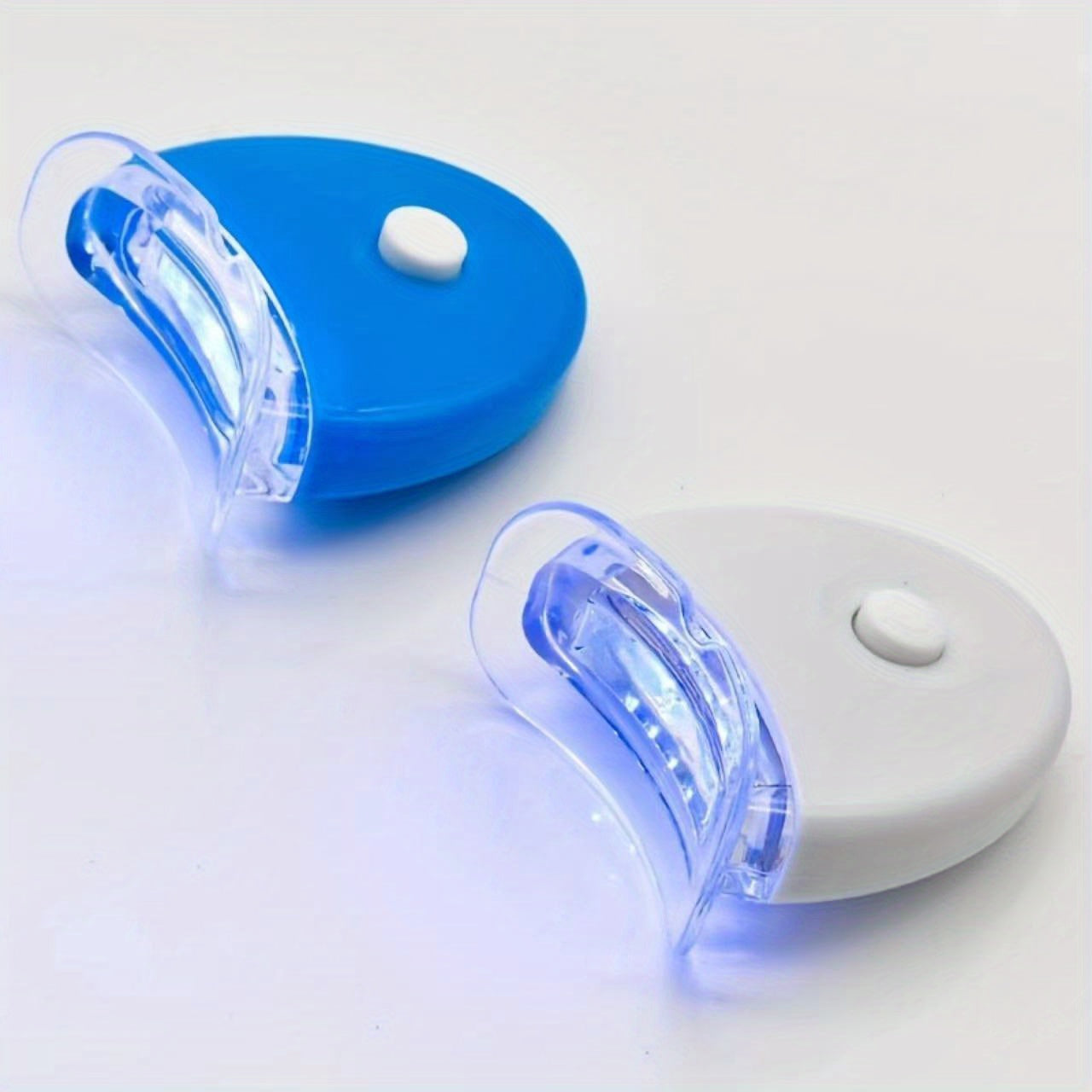 Get Gorgeous Teeth Instantly with Blue LED Teeth Whitening Accelerator & Laser Light Tool - Perfect for Women's Beauty & Health!