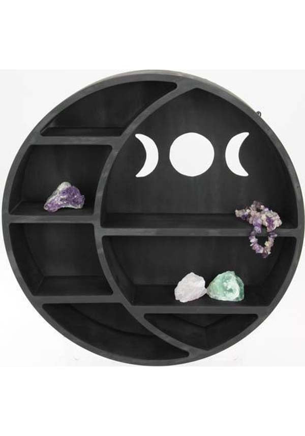 Round Triple Moon | HANGING SHELF