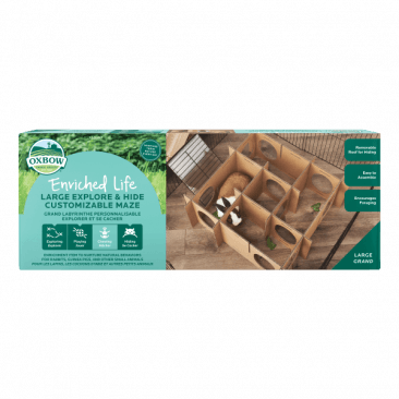 Oxbow Enriched Life -  Large Size Explore & Hide Customizable Maze