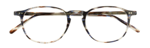 lafont socrate handmade in france vintage reedition round shape modern contemporary unisex men women plastic acetate basic classic casual 1057 grey havana front