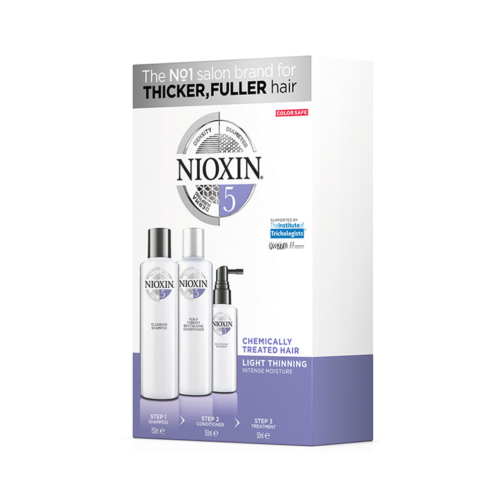 Nioxin System 5 Chemically Treated Hair Trio Pack