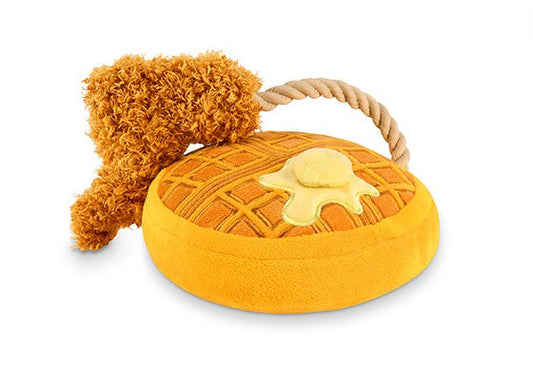 P.L.A.Y Chicken & Waffles Dog Toy