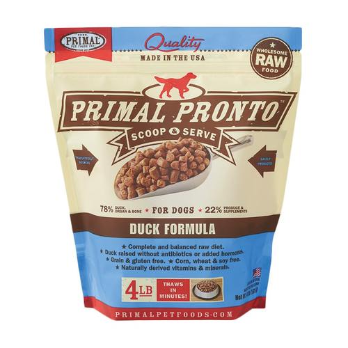 Primal Frozen Pronto Formula for Dogs 4lb