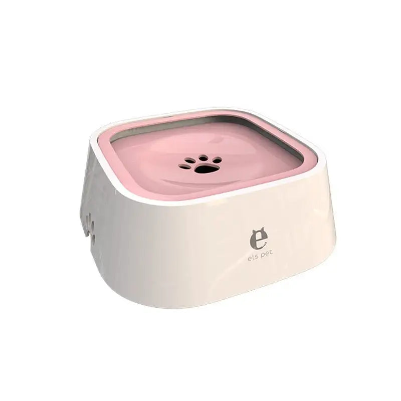 No-Spill Pet Water Bowl A-Pink